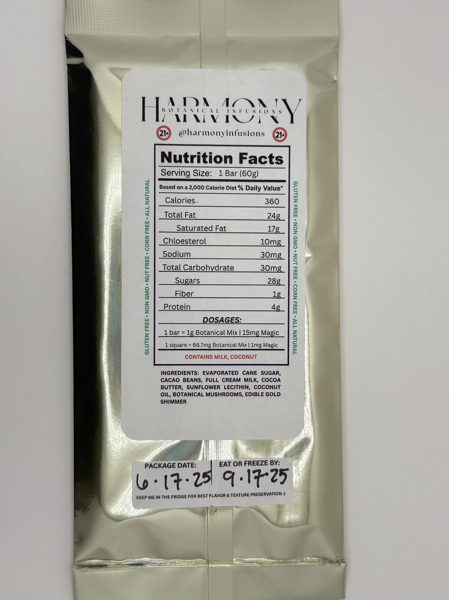 THE GOLDEN TICKET |  "LAZY RIVER RIDE" | 1g MICRODOSE / NEWBIE TRIP BAR