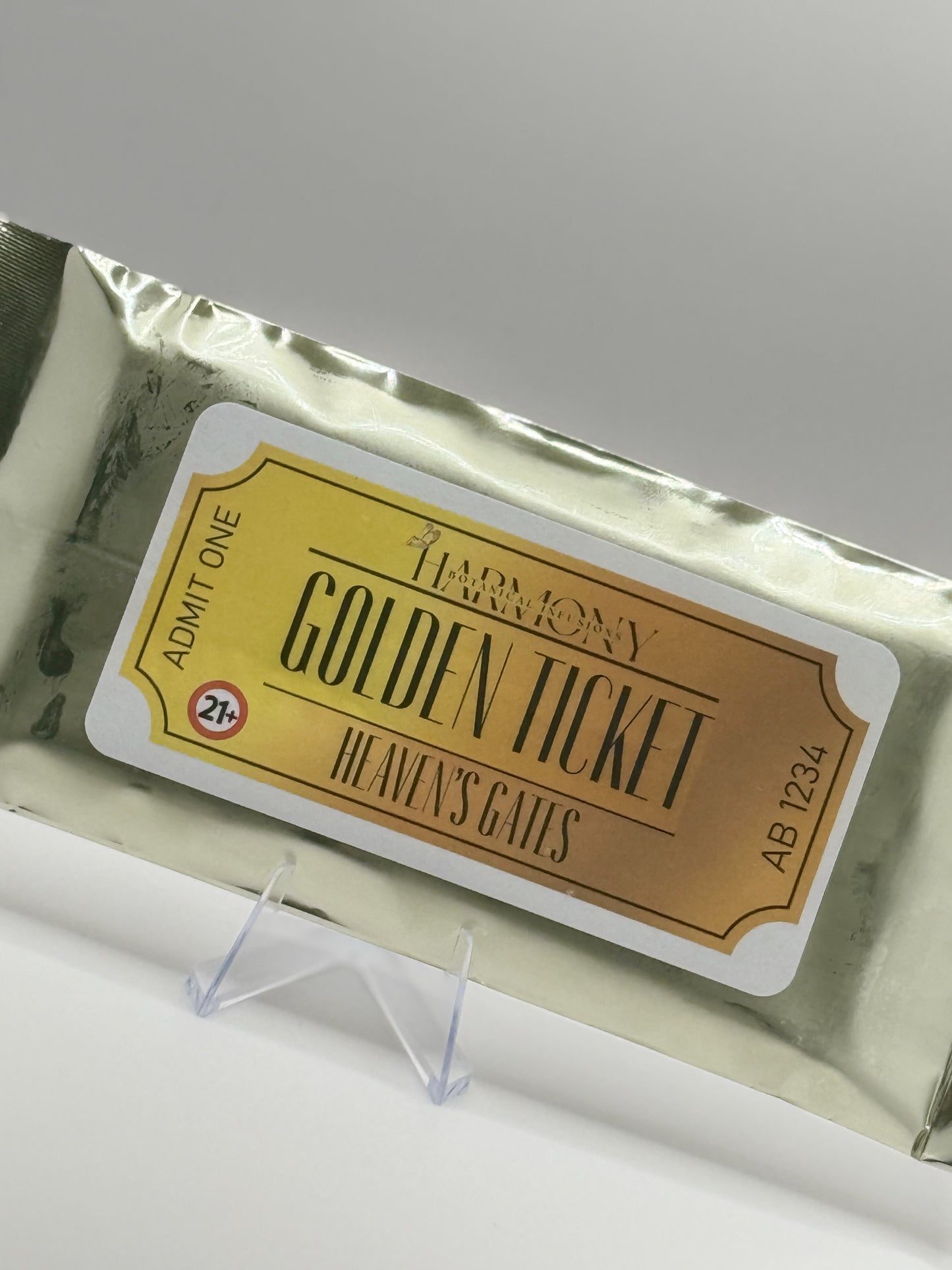 THE GOLDEN TICKET |  "HEAVEN'S GATES" | 3g FULL SPECTRUM TRIP BAR